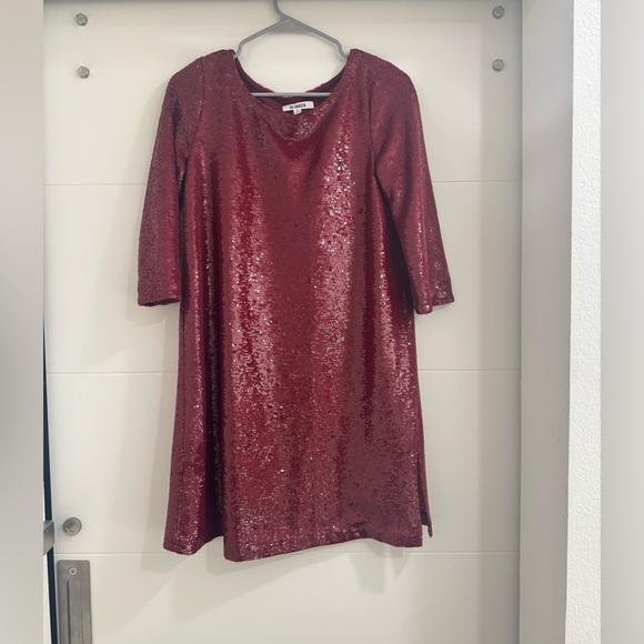 BB Dakota Red Sequin Dress. Size Small. Worn Once. - Picture 2 of 5
